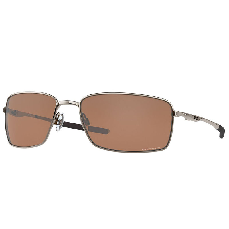Oakley Square Wire Sunglasses - Prizm Tungsten Polarized Lens - Tungsten Frame