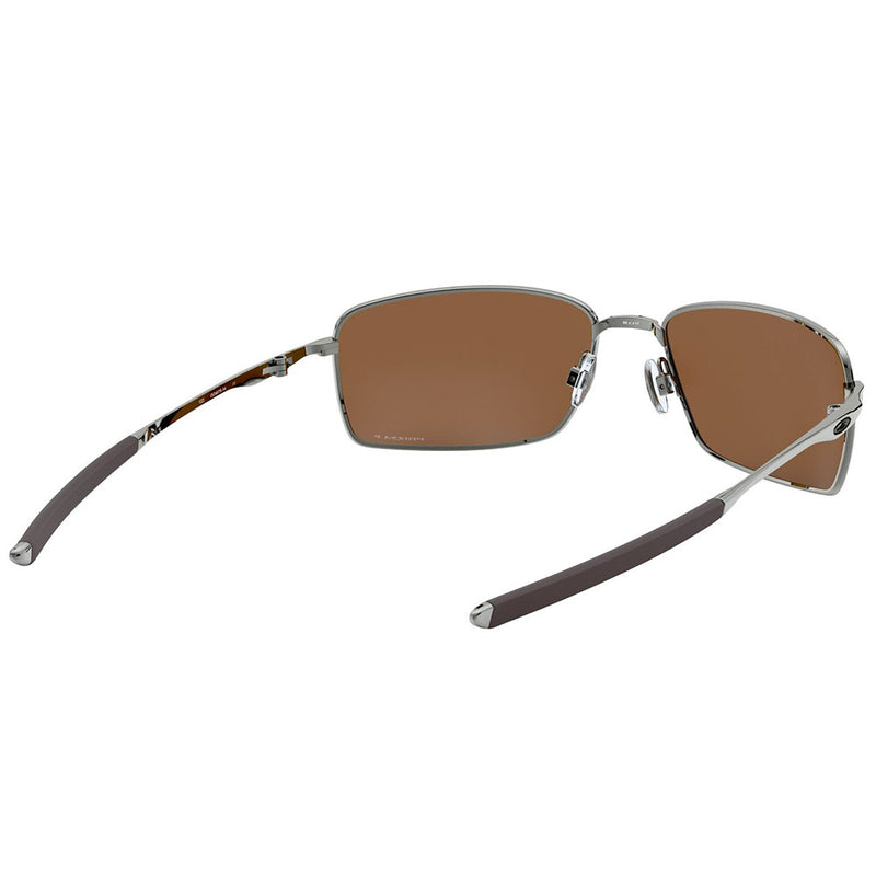Oakley Square Wire Sunglasses - Prizm Tungsten Polarized Lens - Tungsten Frame