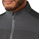 Original Penguin Lightweight Mixed Media 1/4 Zip - Asphalt