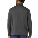 Original Penguin Lightweight Mixed Media 1/4 Zip - Asphalt