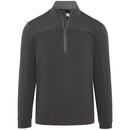 Original Penguin Lightweight Mixed Media 1/4 Zip - Asphalt