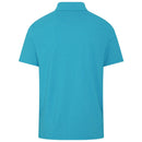 Original Penguin Dimensional "Pete"  Tee Twill Print Polo Shirt - Caribbean Sea