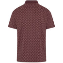 Original Penguin Pete's Check Print Block Polo Shirt - Mauve Wine