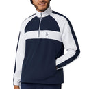 Original Penguin Harrington 1/4 Zip Wind Jacket - Black Iris