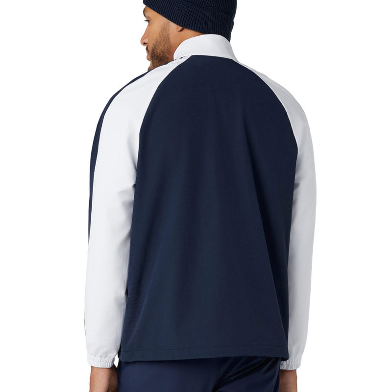 Original Penguin Harrington 1/4 Zip Wind Jacket - Black Iris