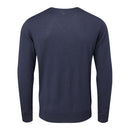 Oscar Jacobson Weston V-Neck Merino Sweater - Navy