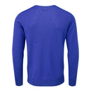 Oscar Jacobson Weston V-Neck Merino Sweater - Royal Blue