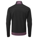 Oscar Jacobson Taylor 1/4 Zip Mid-Layer - Plum
