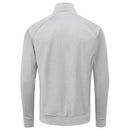 Oscar Jacobson Trent tour Zip Neck Sweater - Light Grey