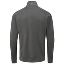 Oscar Jacobson Trent tour Zip Neck Sweater - Pewter