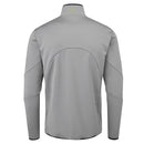 Oscar Jacobson Thorpe 1/2 Zip Fleece Pullover Top - Pewter