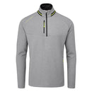 Oscar Jacobson Thomson Zip Neck Sweater - Dark Grey