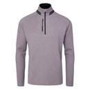 Oscar Jacobson Thomson Zip Neck Sweater - Light Plum
