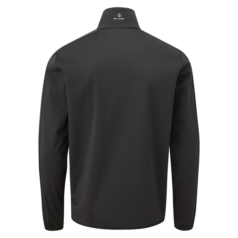Oscar Jacobson Richmond 1/2 Zip Windproof Jacket - Black