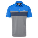 Oscar Jacobson Boston Polo Shirt - Pewter/Royal