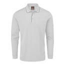Oscar Jacobson Sheldon Long Sleeve Polo Shirt - White