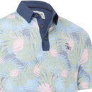 Original Penguin Flamingo Print Polo Shirt - Black Iris