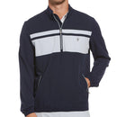 Original Penguin 1/4 Zip Colour Block Jacket - Black Iris