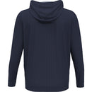Original Penguin 1/4 Zip Performance Hoodie - Black Iris Bijou Heather