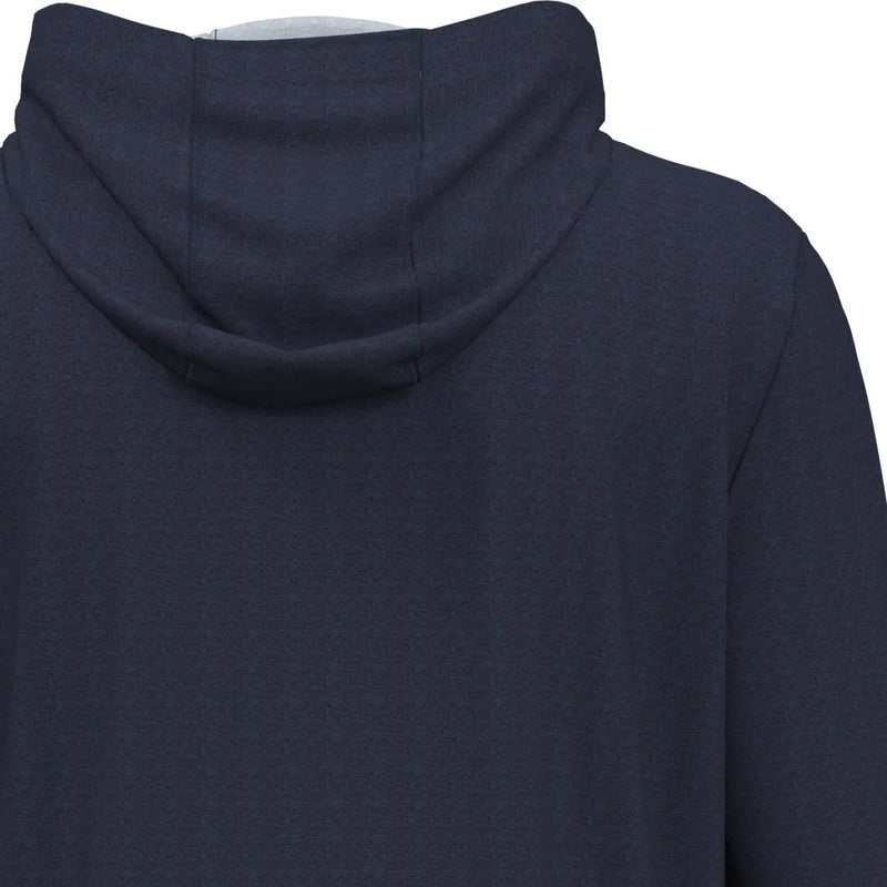 Original Penguin 1/4 Zip Performance Hoodie - Black Iris Bijou Heather