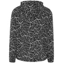 Original Penguin 1/4 Zip Trademark Printed Wind Jacket - Caviar