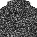 Original Penguin 1/4 Zip Trademark Printed Wind Jacket - Caviar