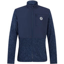 Original Penguin 90’s Colour Block Full Zip Thermal Fleece - Black Iris Bijou