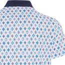 Original Penguin All-Over Atomic Cocktail Print Polo Shirt - Black Iris