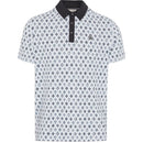 Original Penguin All-Over Atomic Cocktail Print Polo Shirt - Caviar