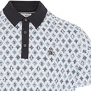 Original Penguin All-Over Atomic Cocktail Print Polo Shirt - Caviar