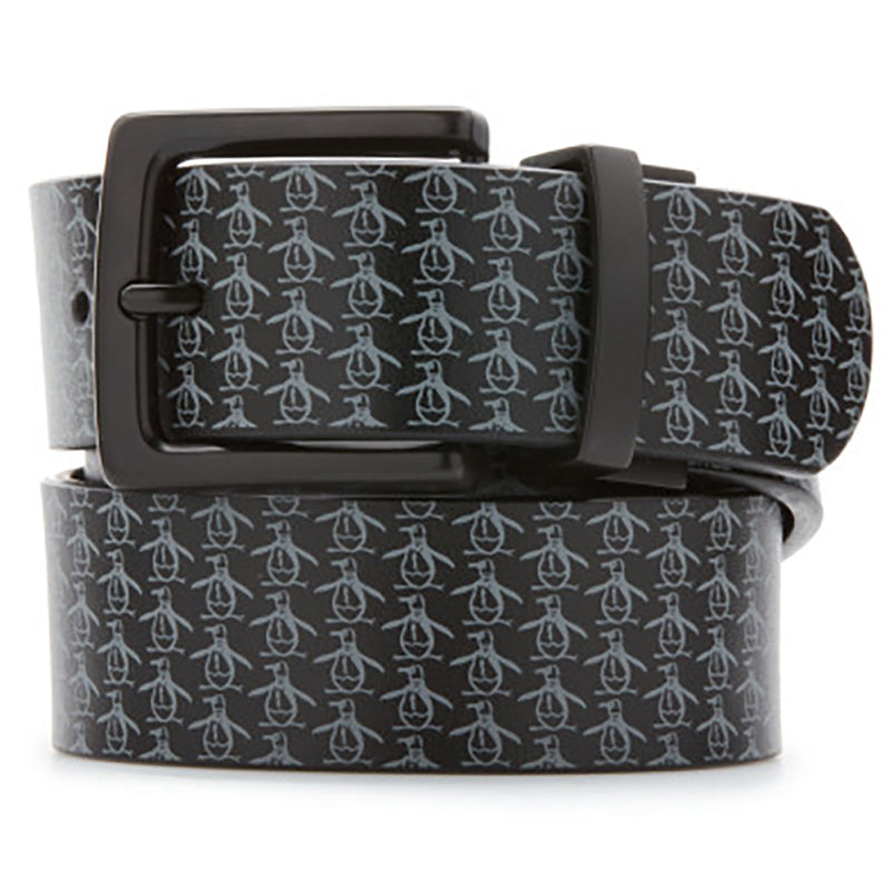 Original Penguin All-Over Pete Belt - Caviar