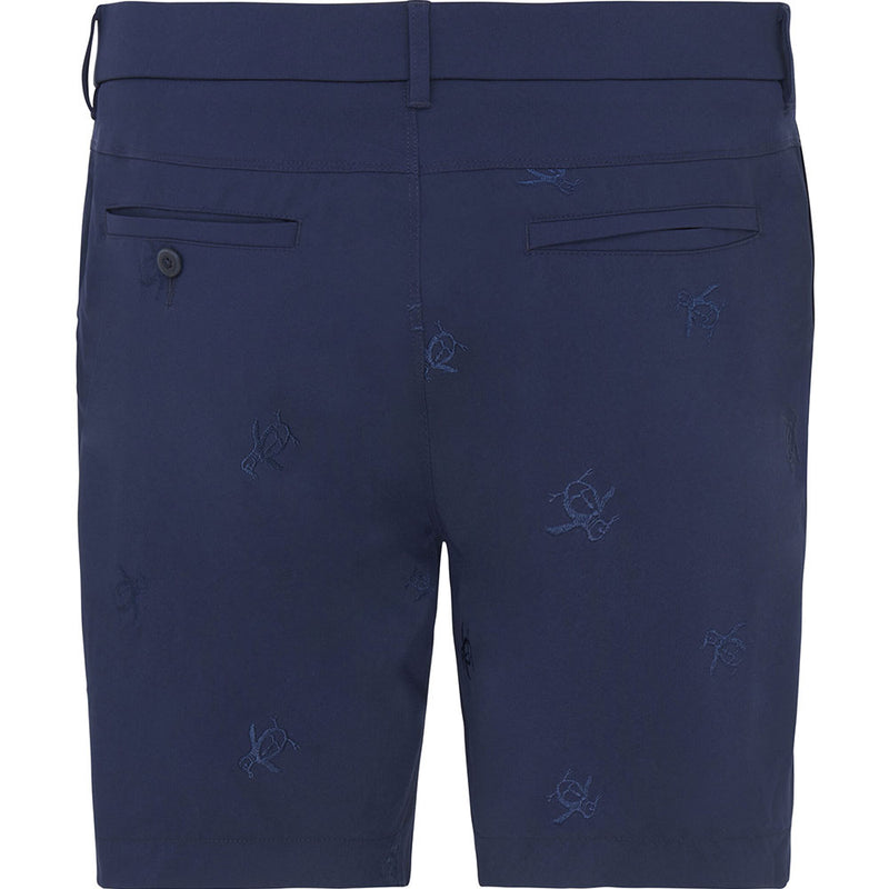Original Penguin All-Over Pete Embroidery Shorts - Black Iris