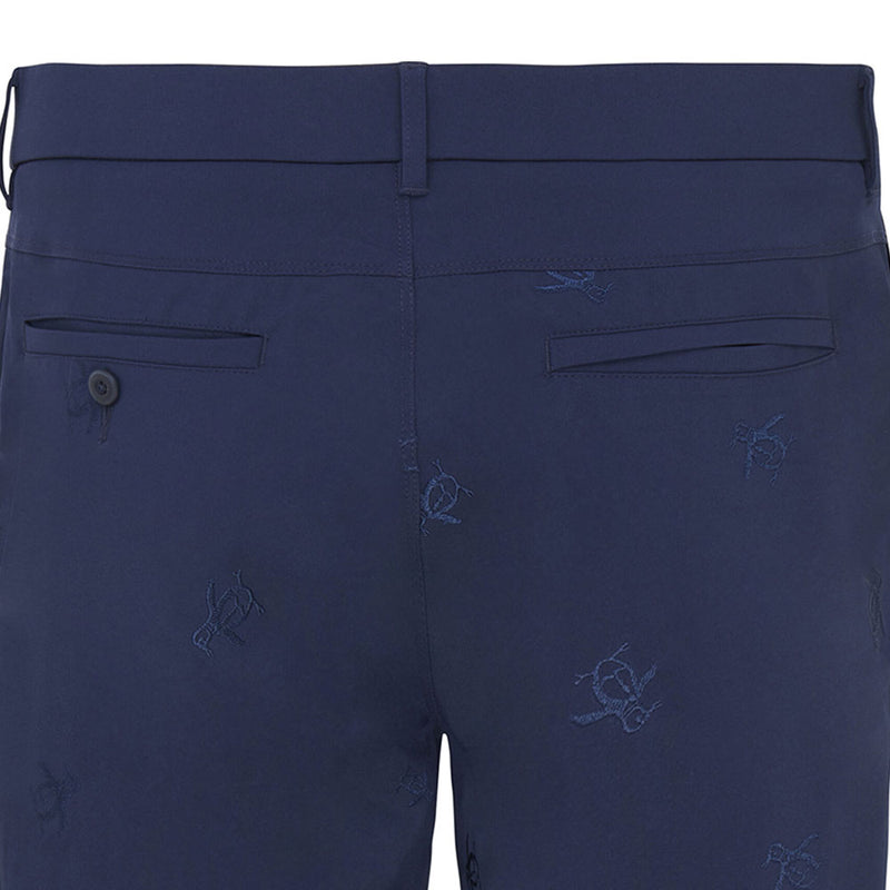 Original Penguin All-Over Pete Embroidery Shorts - Black Iris