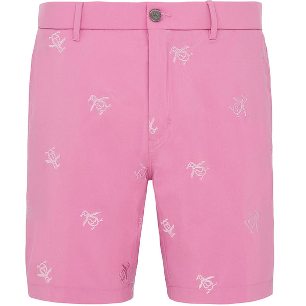 Original Penguin All-Over Pete Embroidery Shorts - Rose Bouquet