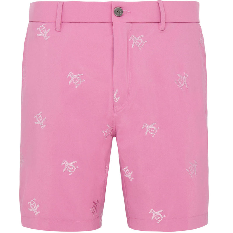Original Penguin All-Over Pete Embroidery Shorts - Rose Bouquet