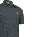 Original Penguin All-Over Pete Print Polo Shirt - Black Iris