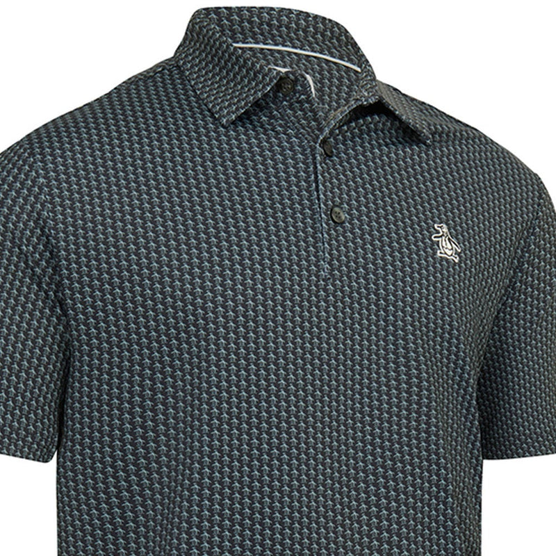 Original Penguin All-Over Pete Print Polo Shirt - Caviar