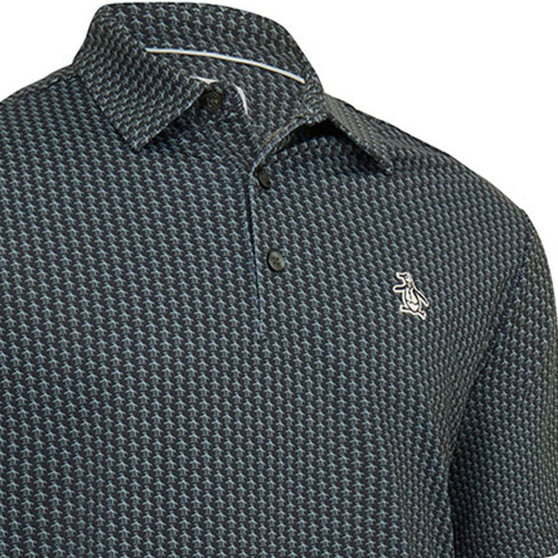 Original Penguin All-Over Pete Print Polo Shirt - Caviar