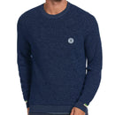 Original Penguin Birdseye Crew Neck Sweater - Deep Navy