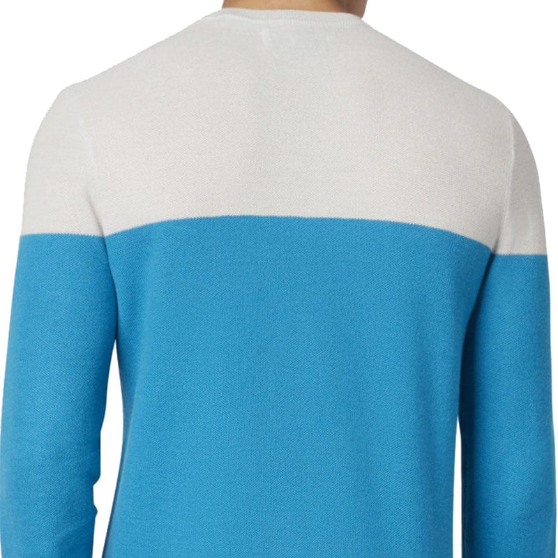 Original Penguin Colour Block Sweater - Pearl Blue