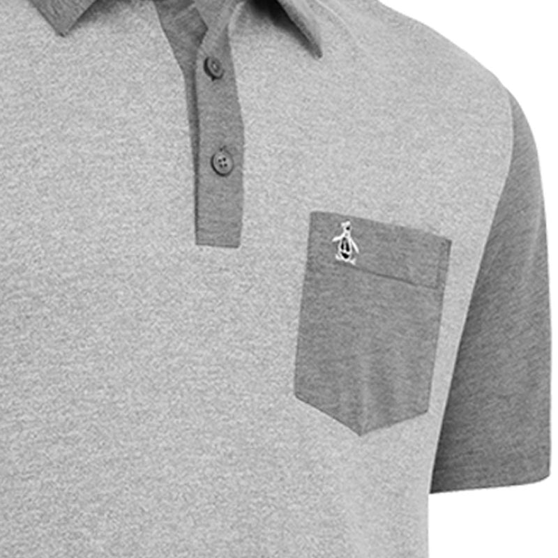 Original Penguin Colour Block Polo Shirt - Caviar