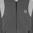 Original Penguin Full Zip 80's Bomber Colour Block Jacket - Dark Caviar/Heather