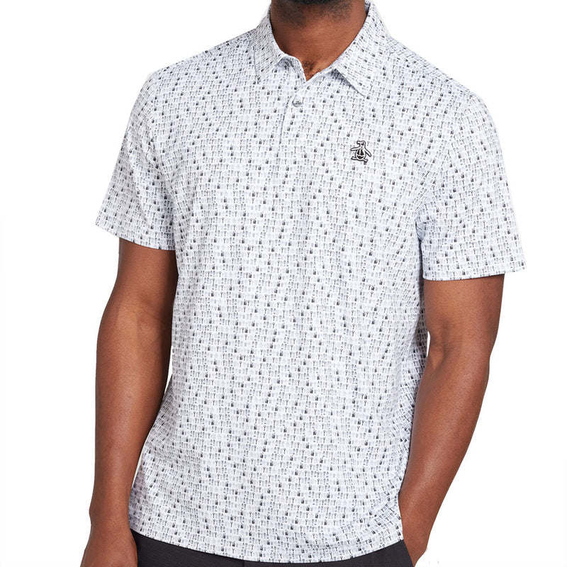 Original Penguin "Have A Beer" Novelty Polo Shirt - Bright White