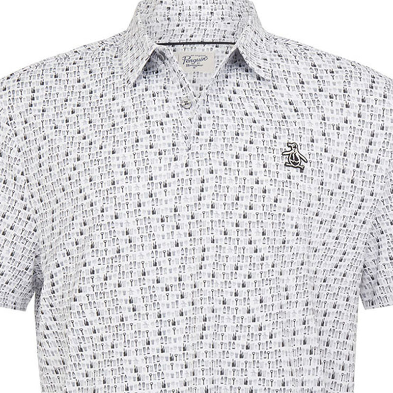 Original Penguin "Have A Beer" Novelty Polo Shirt - Bright White