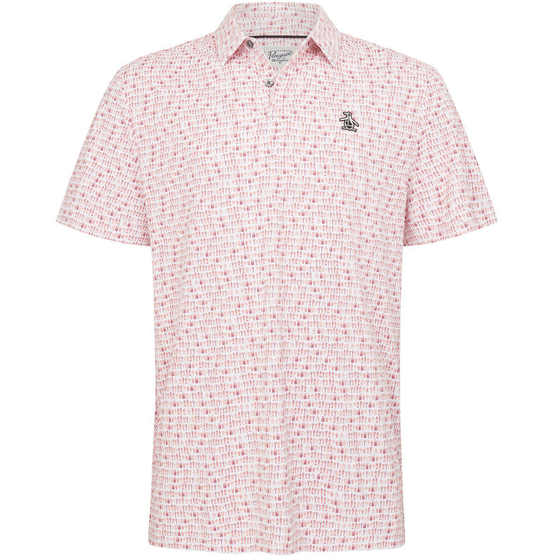 Original Penguin "Have A Beer" Novelty Polo Shirt - Rose Bouquet