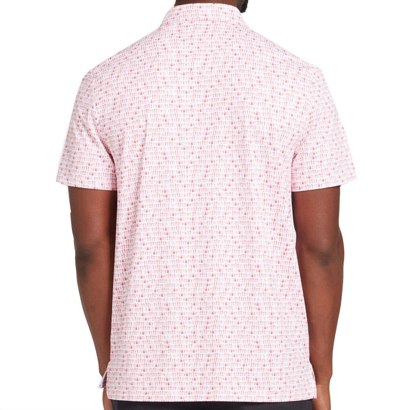 Original Penguin "Have A Beer" Novelty Polo Shirt - Rose Bouquet