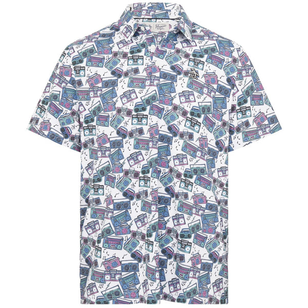 Original Penguin Heritage Boombox Polo Shirt - Bright White