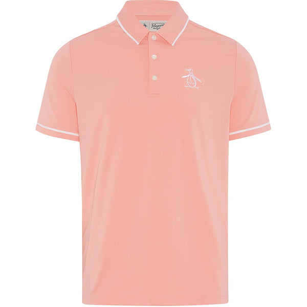 Original Penguin Heritage Oversized Pete Polo Shirt - Strawberry Pink