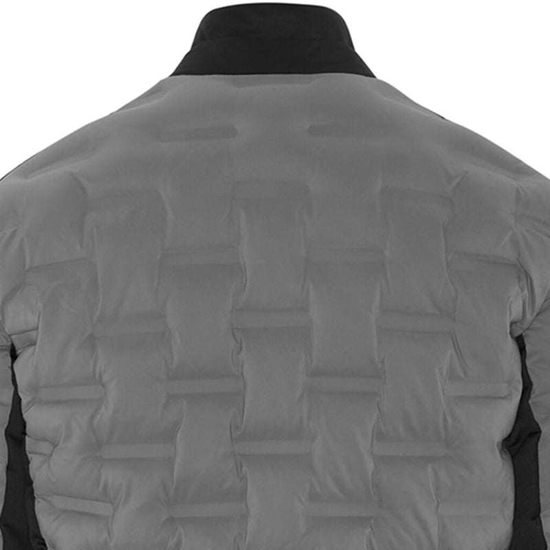 Original Penguin Insulated Mixed Media 80's Bomber Jacket - Caviar