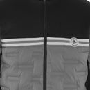 Original Penguin Insulated Mixed Media 80's Bomber Jacket - Caviar